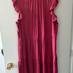 Loft Pink  Flowy Dress Photo 1