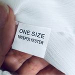 BOHO WHITE LOOSE FIT TASSEL BEACH COVERUP Size undefined Photo 8