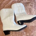 White Cowboy Boots Size 9 Photo 0