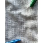 Adrianna Papell  Women Dress Chino Pants Sz 8 Light Pink White Geo Print Mid Rise Photo 1