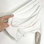 frame denim Frame Blanc Balloon Sleeve Top Size Medium Photo 4