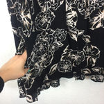 Free People Swing Out Of It Floral Black White Tunic Mini Dress Small Photo 11