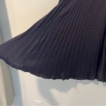 Ann Taylor Purple Satin Pleated A-Line Midi Skirt Size 4 NWT Photo 7