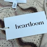 Heartloom New Elias Chevron Print Knit Sweater Hoodie Size Medium Crochet Beachy Photo 8