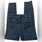 Pistola  Distressed High Rise Raw Hem Skinny Ankle Jeans, Sz 27 Photo 6