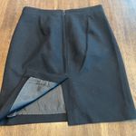 J.Crew  Wool The Pencil Skirt Black  - Size 10 Photo 3