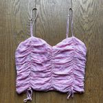 Isabelle's Cabinet Isabelle’s Cabinet Electric Love Pink Floral Top Size S Photo 1