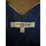 EVAN PICONE Size 4 Dress Sleeveless Polyester Floral Ribbon Waist Lined Flowing Blue Photo 2