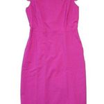 J.Crew NWT Resume Sheath in Vivid Flamingo Pink Stretch Wool Dress 0 $188 Photo 0