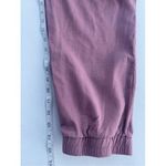 T7 NWT Needle & Cloth Pink Linen Blend Jogger Pants Elastic Waist Drawstring L Size L Photo 3