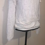 Gillagan O’Malley sleepwear light gray ruffle long sleeve pajama top Size XS Photo 2