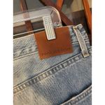 Point Sur Denim Wide Leg Jeans Raw Hem Light Wash Womens Size 29 Blue Photo 3