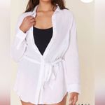 ANDIE  The Corvo Button Up Top CoverUp White size S NWT Photo 1