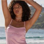 Peppermayo  Divine Destiny Diamanté Pink Satin Slip Mini Dress XS Photo 5