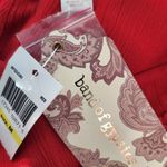 Band of Gypsies  Red Sleeveless Crop Top with Crochet Lace NWT Size Medium Photo 7