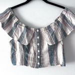 Altar'd State  Multicolor Striped Top Photo 0