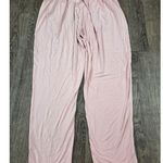 Duluth Trading Light Pink Elastic Waist Soft Stretchy Pajama Lounge Pants Medium Photo 3