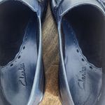 Clarks Blue Loafers Size 7.5 Women's Blue Leather Loafers Photo 5