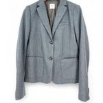 Gap 6 Tall Classic Basketweave Textured Wool Blazer Academy Blazer Jacket Women Photo 1