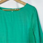 Crown & Ivy Kelly Green Bell Sleeve Long Sleeve Blouse M Photo 2