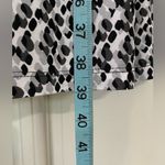 Perseption Petite Black/Gray Abstract Dots Short Cap Sleeve Dress Size S/M‎ Black Photo 2