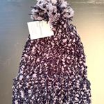 Sonoma  Black and Gray Knit Pom-Pom Hat Photo 0