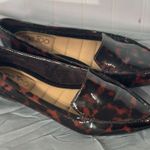Me Too Aiora Tortoiseshell Patent Loafers Pointed Toe Flats 6W Mobwife Office Photo 1