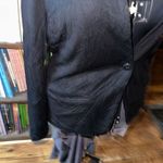 Soma  black knit business casual M minimalist blazer Photo 1