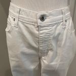 Impulse california women's white jean pants size 8 Made In USA Pockets Jeans Photo 4