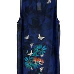 Ted Baker Houdini Step Hem Cover Up Navy Butterfly Floral Large NWT Sleeveless Photo 1
