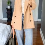 Vince Wool & Alpaca Blend Natural Double Breasted Jacket Brittle Medium NWT Photo 3