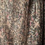 Lucky Brand Floral Paisley Lurex V-Neck Dress L Photo 5