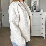 Nina White quilted zip-up puffer lightweight Photo 2