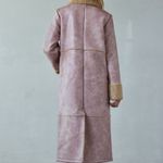 Urban Outfitters Pink Leather Coat Photo 3
