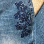 Faded Glory Boho Embroidered Blue Jeans Photo 3