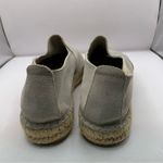 Fabiolas Women's Espadrilles grey suede platform flats size 38 US 7.5 Photo 3
