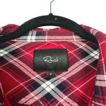 Rails  Size Small Women’s Hunter Crimson Red Plaid Button Down Flannel Shirt Photo 2