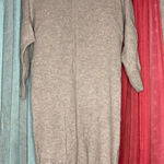Cynthia Rowley  Light Gray/tan Sweater Dress Photo 0