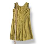 Costume National Ecru Yellow Ruffled Italian Silk Mini Dress Size EUR 48‎ Photo 3