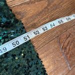 Taylor NWT green sequin cowl neck midi dress 6 Green Photo 10