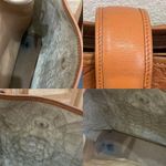 Brahmin Vintage  Brown Embossed Croc Leather Medium Tote Shoulder Bag Photo 14