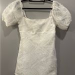 Le lis Square Neck Puff Sleeve Floral Detail Babydoll Dress Photo 0