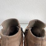 Sam Edelman Taupe Suede Leather Posey Western Chain Harness Moto Ankle Boots Photo 13