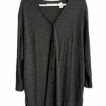 Josephine Chaus  Cardigan Sweater Jacket 2X Plus Button Up Charcoal Grey Photo 0