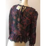 Primark # 20 NWT! Women's Sheer Paisley Floral Blouse by , Sz: 8 Photo 3