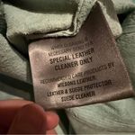 wilson's leather Vintage Blue Suede Boho Western Sequin Kimono Sleeve Top Sz XL Photo 8