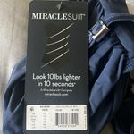MiracleSuit  Solid Underwire Surplice Bikini Top in Navy,  Size 34 DDD NEW w/Tag Photo 5