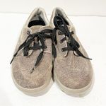 FitFlop  Size 7 Sporty Pop Lace-up Sneakers Beige Snake Animal Print A81-347 Photo 1