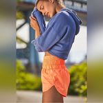 Free People FP Movement The Way Home Shorts Orange/Burning Up Size Small Photo 3