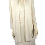 Vintage 80's David Rose Night Lace Sheath Long Sleeve High neck dress size 10 Photo 0